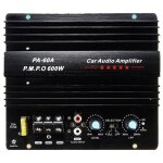 Decdeal - caisson de basses pour voiture 600 w, amplificateur haute puissance, monocanal, 12 v