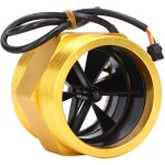 Decdeal - capteur de d�bit d'eau 3 pouces, d�bitm�tre � turbine, interrupteur � induction pour irrigation ...