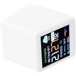 Decdeal horloge �lectronique de bureau lcd affichage num�rique calendrier temp�rature m�t�o pr�vision ...