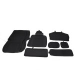 Decdeal housse de si�ge auto cuir complet - confort renforc� respirant - protection universelle - noir ...