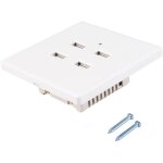 Decdeal prise murale usb, prise de protection dc 5v coltage et out - chargement, sans danger pour le ...