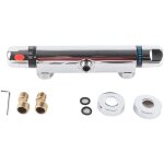 Decdeal robinet de douche thermostatique à température constante, mitigeur d'eau chaude et froide, accessoire ... Decdeal robinet de douche thermostatique à température constante, mitigeur d'eau chaude et froide, accessoire ...