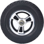Decdeal roue de fauteuil roulant, moyeu en acier alli� pu, pneu de marcheur antid�rapant de remplacement ...