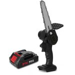Decdeal - scie �lectrique portable 6 pouces 21v (2 batteries) - taille - haie et tron�onneuse l�g�re ...