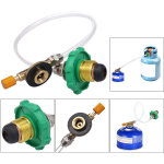 Decdeal - valve de remplissage de gaz plat de scurit pour rchaud d'extrieur valve de remplissage ...