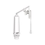 D�chargeur de r�servoir haut  a  avec base avec support, levier, vis et cha�ne, idrospania.