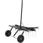 Mophorn - déchaumeur tractable de 40 pouces, râteau à gazon avec 20 dents en acier à ressort, remorquable ... Mophorn - déchaumeur tractable de 40 pouces, râteau à gazon avec 20 dents en acier à ressort, remorquable ...