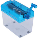 D�chiqueteuse manuelle pratique et portable pour bureau outil de d�coupe � main avec poubelle pour documents ...