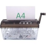 Déchiqueteuse pour papier a4, destructeur de documents manuel pour bureau, école, maison, portable shredder ... Déchiqueteuse pour papier a4, destructeur de documents manuel pour bureau, école, maison, portable shredder ...