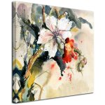 Declina, tableau toile imprime abstrait, cadre dco peinture abstraite , 30x30 cm