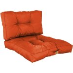 Coussins pour salon de jardin capitonné 60x60cm orange Coussins pour salon de jardin capitonné 60x60cm orange
