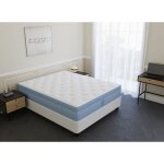 Deco in paris - matelas hybride ressorts ensachs 140 x 190 cm paisseur 30 cm