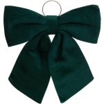 Dco de nol noeud xxl en velours vert 68 x 72 cm - feeric christmas