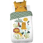 Parure de lit enfant tigre - 100% coton 57 fils / cm² Parure de lit enfant tigre - 100% coton 57 fils / cm²