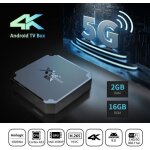 D�codeur multim�dia sunnzo nouveau smart tv box android 9. 0 x96mini 5g s905w4 quad core 2gb 16gb