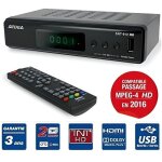 Decodeur tnt double tuner enregistreur lecteur multimedia tele peritel hdmi usb