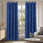 Deconovo lot de 2 rideau thermique isolant anti froid oeillets occultant d�corative rideau fen�tre chambre ...