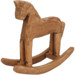 D�cor de cheval � bascule, ornements de cheval en pin fabriqu�s � la main, jouet cheval en bois pour ...