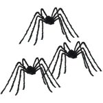 Décoration araignée halloween 3 pcs noir 200 cm vidaxl Décoration araignée halloween 3 pcs noir 200 cm vidaxl