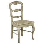 Decoration d ? autrefois - lot de 2 chaises canne louise - bois - beige - interior's