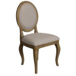 Decoration d ? autrefois - lot de 2 chaises médaillon hortense - bois - beige - interior's Decoration d ? autrefois - lot de 2 chaises médaillon hortense - bois - beige - interior's