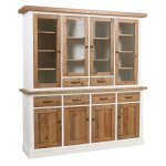 Buffet vaisselier - bois - blanc - interior's