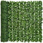D�coration cl�ture lierre artificiel 1x3 m, haie artificielle, jardin ext�rieur ? vert