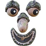 D�coration d'ext�rieur amusante pour le visage de l'arbre - mangeoire pour oiseaux - distributeur de ...