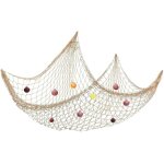 D�coration de filet de p�che, m�diterran�en style d�coration murale, d�coration maritime, suspendre hawa� ...