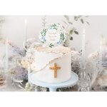 Dcoration de gteau de premire communion, 16, 7 x 20 cm