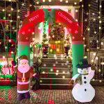 Dcorations gonflables de nol - dcorations extrieures - lumires de statue gonflables  led - arbre ...