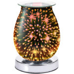 Dcoration lumineuse de fte 3d en verre lectrique, chauffe - cire, brleur de cire, chauffe - cire ...