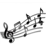 Dcoration murale mtal musique, sculpture murale mtal, art mural partition musique, tenture murale ...