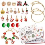 Plus de d�corations de no�l, calendrier de l'avent de 24 jours, bracelet de remerciement, coffret diy ...