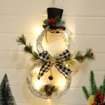 Autre d�coration pour no�l, guirlande noel decoration noel artificiel avec led lumineuse, forme de bonhomme ...