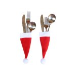 Décorations de noël pour la maison, 10 pièces, mini chapeaux, vaisselle, sac à couverts, chapeaux de ... Décorations de noël pour la maison, 10 pièces, mini chapeaux, vaisselle, sac à couverts, chapeaux de ...