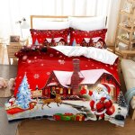 Autre dcoration pour nol?parure de lit de nol, flocons de neige pour enfants, 1 x housse de couette ...