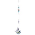 D�coration de pendentif papillon, accessoires de d�coration de lustre exquis, boule de prisme en cristal ...