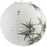 D�coration de style oriental lanterne papier d'abat - jour 30cm chinois, bambou