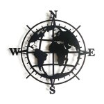Decorizzly® rose des vents / boussole 3d globe Decorizzly® rose des vents / boussole 3d globe