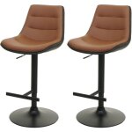 Décoshop26 - lot de 2 tabourets de bar chaises de comptoir pivotant réglable en hauteur avec dossier ... Décoshop26 - lot de 2 tabourets de bar chaises de comptoir pivotant réglable en hauteur avec dossier ...