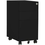 Dcoshop26 - caissons  tiroirs meuble de bureau armoire  dossiers sur roulettes 3 tiroirs 30 x 45 x ...