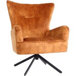 Décoshop26 - chaise longue chaise de cocktail rembourrée relaxation assise rotative design vintage velours ... Décoshop26 - chaise longue chaise de cocktail rembourrée relaxation assise rotative design vintage velours ...