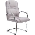 Décoshop26 - fauteuil de bureau sans roulettes accoudoirs chaise visiteur charge maximale 180 kg en tissu ... Décoshop26 - fauteuil de bureau sans roulettes accoudoirs chaise visiteur charge maximale 180 kg en tissu ...