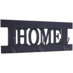 Décoshop26 - porte - manteau mural patère en bois gris foncé vintage home avec 3 crochets 21 x 55 cm ... Décoshop26 - porte - manteau mural patère en bois gris foncé vintage home avec 3 crochets 21 x 55 cm ...