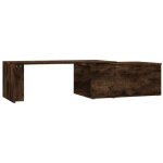 D�coshop26 - table basse dessus de table pivotant � 360 degr�s design moderne et contemporaine 150 x ...