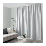 Decostars - rideau 100% occultant  pattes caches 'eclipse' - 140x240cm - blanc