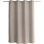Decostars - rideau uni � oeillets naturel 140x180 cm