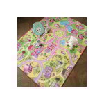 Dcoweb - tapis de jeu enfant - circuit de voiture - shopping - 145 x 200 cm