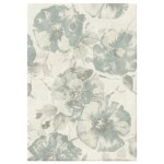 Dcoweb - tapis de salon motif floral - dianthus - beige et couleurs pastel - 120 x 170 cm
